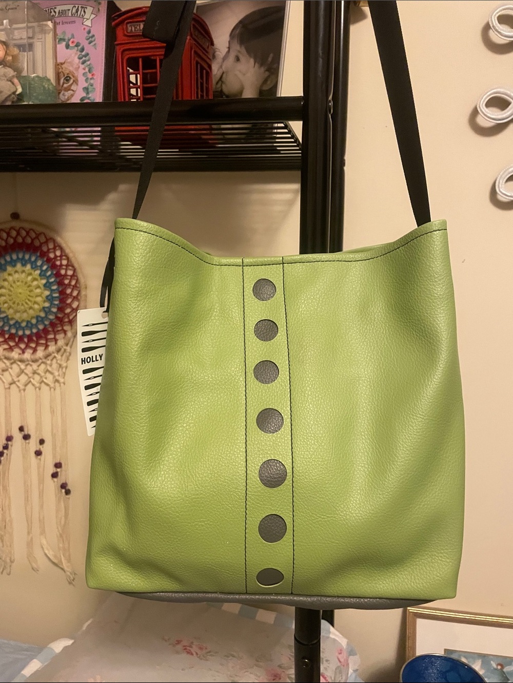 Holly Aiken Green Crossbody Bag